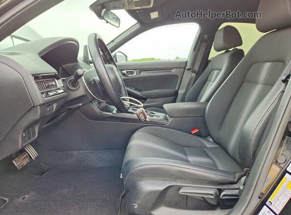 2HGFE2F59SH553028 2025 HONDA CIVIC Black წინა სალონის ხედი