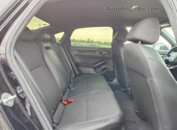 2HGFE2F59SH553028 2025 HONDA CIVIC Black უკანა სავარძლების ხედი