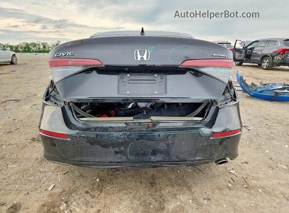 2HGFE2F59SH553028 2025 HONDA CIVIC Black უკანა ხედი
