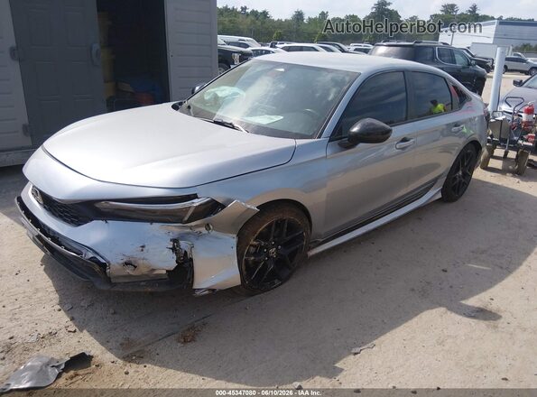 2HGFE2F59SH570198 2025 HONDA CIVIC Silver წინა მარცხენა ხედი სამი მეოთხედიდან