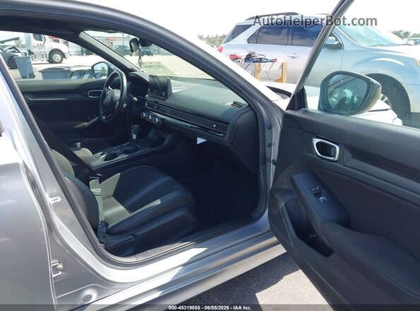 2HGFE2F59SH581430 2025 HONDA CIVIC Silver წინა სალონის ხედი