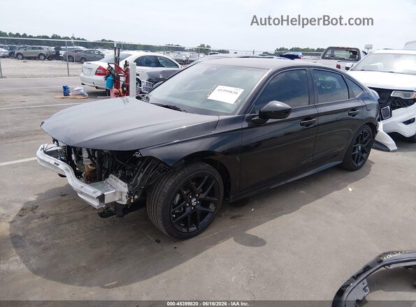 2HGFE2F59TH514165 2026 HONDA CIVIC Black Առջևի ձախ երեք քառորդ տեսարան