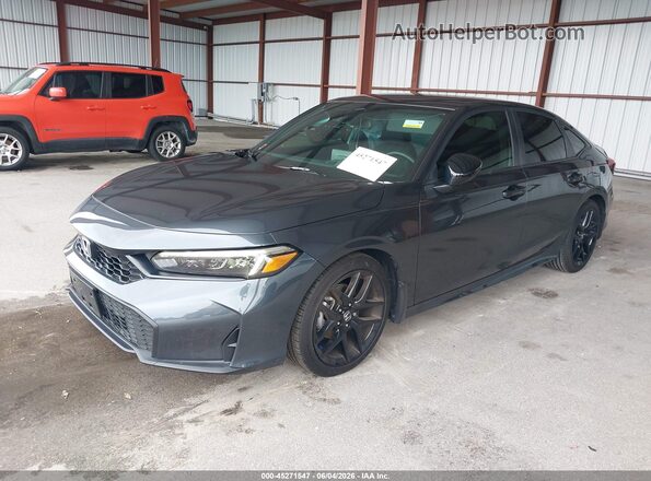 2HGFE2F59TH542046 2026 HONDA CIVIC Gray Przód lewy