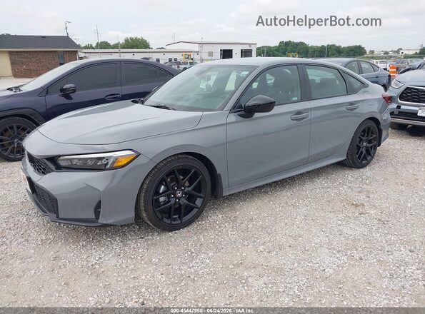 2HGFE2F59TH554889 2026 HONDA CIVIC Gray Front left