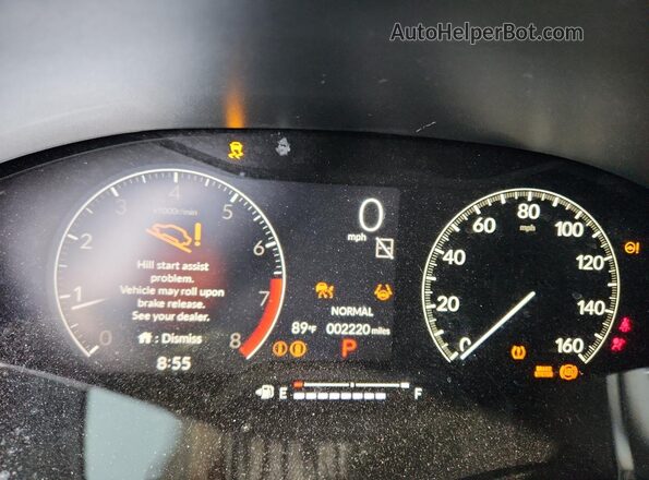 2HGFE2F59TH577086 2026 HONDA CIVIC Black Instrument cluster view
