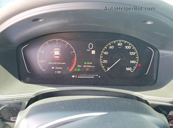 2HGFE2F59TH591246 2026 HONDA CIVIC Black Instrument cluster view