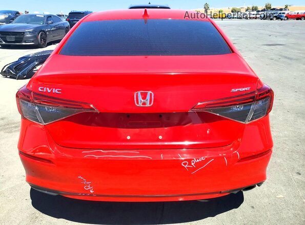 2HGFE2F5XNH505929 2022 HONDA CIVIC Красный 
