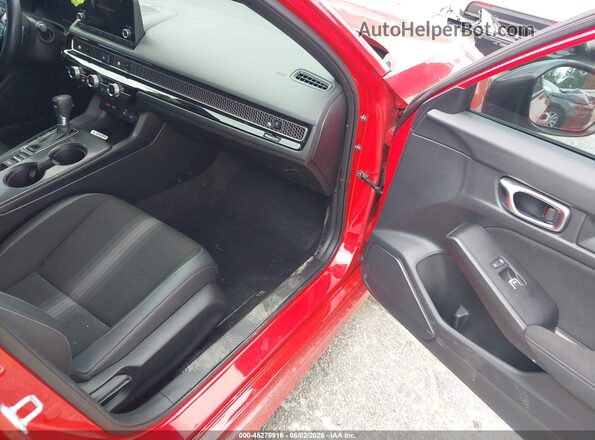 2HGFE2F5XNH590612 2022 HONDA CIVIC Красный Вид салона спереди