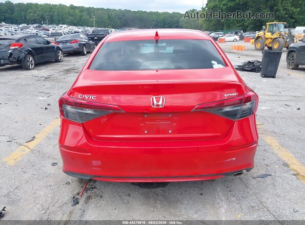 2HGFE2F5XNH590612 2022 HONDA CIVIC Красный 