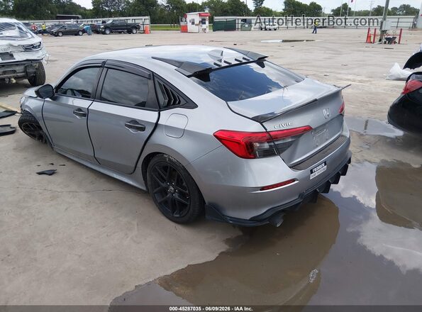 2HGFE2F5XNH595647 2022 HONDA CIVIC Silver Rear left