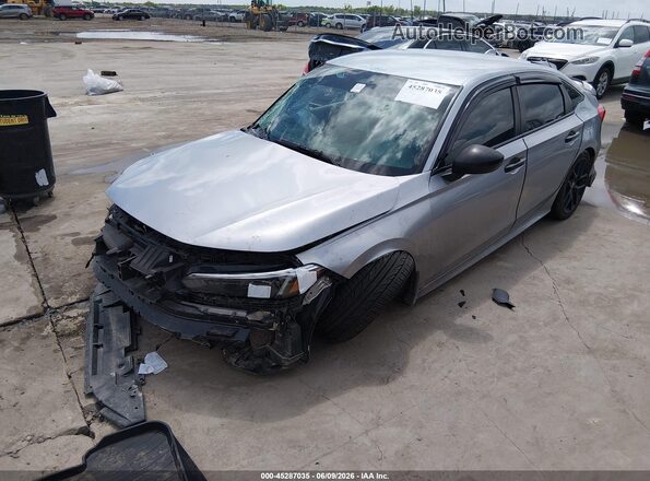 2HGFE2F5XNH595647 2022 HONDA CIVIC Silver Front left