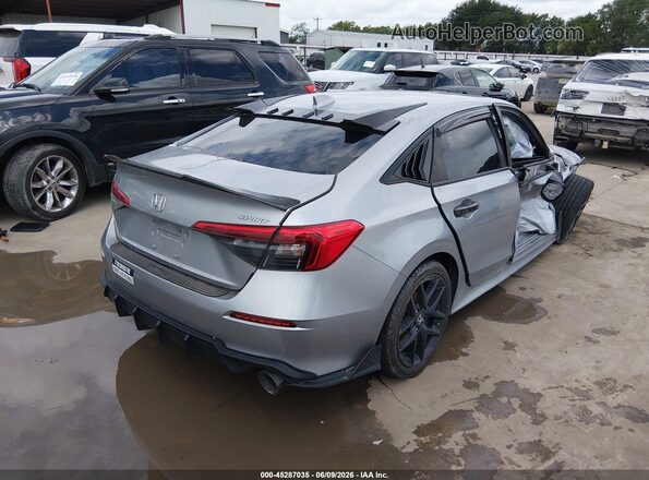 2HGFE2F5XNH595647 2022 HONDA CIVIC Silver Rear right