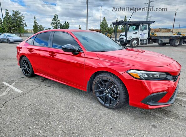 2HGFE2F5XNH605903 2022 HONDA CIVIC Red 