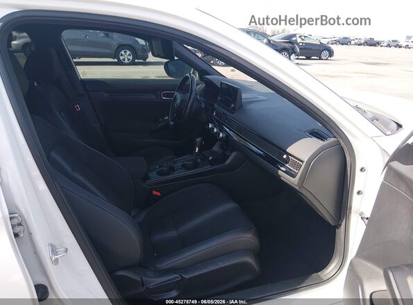2HGFE2F5XNH609191 2022 HONDA CIVIC White Вид салону спереду