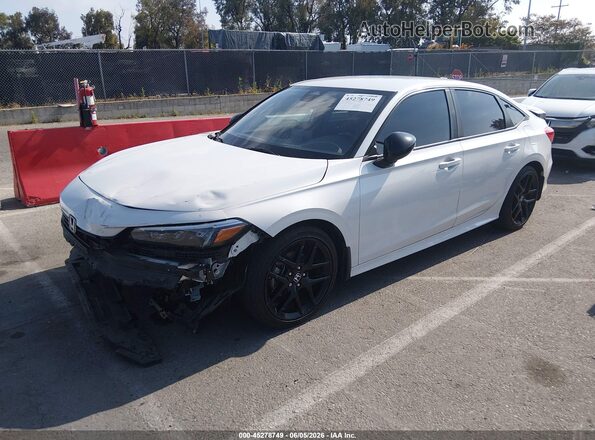 2HGFE2F5XNH609191 2022 HONDA CIVIC White Передня ліва чверть