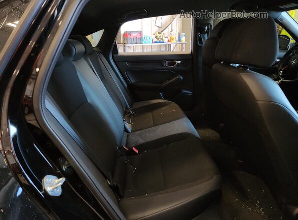 2HGFE2F5XPH501320 2023 HONDA CIVIC Black Vista de los asientos traseros