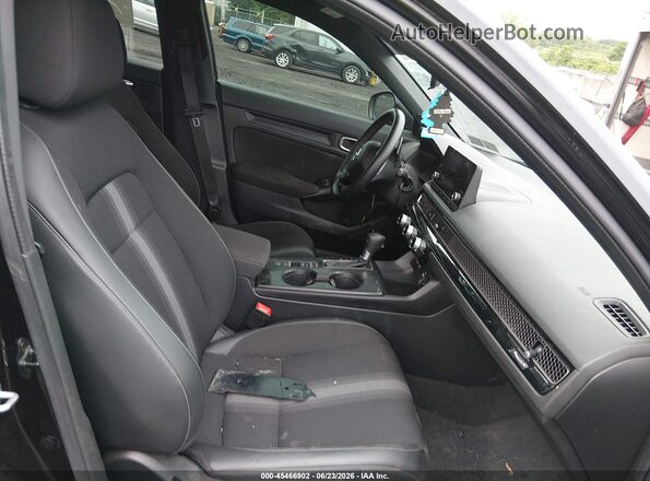 2HGFE2F5XPH513242 2023 HONDA CIVIC Black Widok wnętrza z przodu