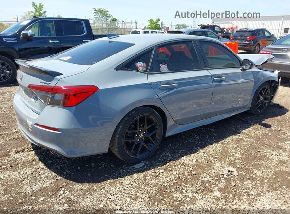 2HGFE2F5XPH529568 2023 HONDA CIVIC Light Blue Rear right