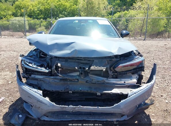2HGFE2F5XPH529568 2023 HONDA CIVIC Light Blue Rear interior view