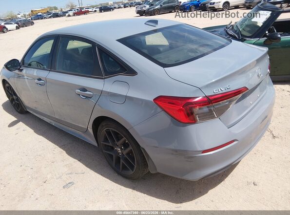 2HGFE2F5XRH540458 2024 HONDA CIVIC Gray Հետևի ձախ