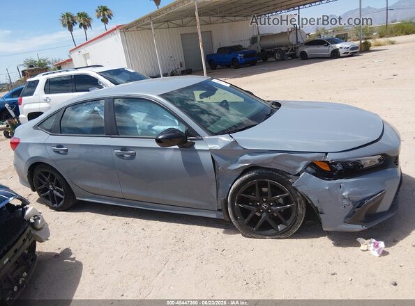 2HGFE2F5XRH540458 2024 HONDA CIVIC Gray Սարքավորումների վահանակի տեսք