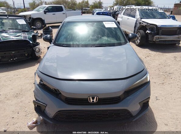 2HGFE2F5XRH540458 2024 HONDA CIVIC Gray Առջևի վահանակի տեսք