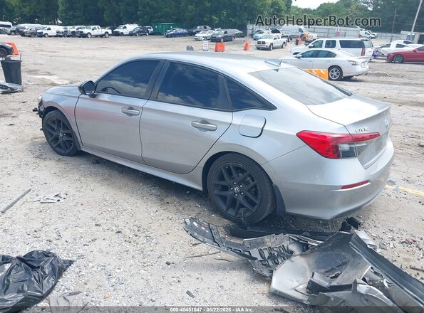 2HGFE2F5XRH550519 2024 HONDA CIVIC Silver Rear left