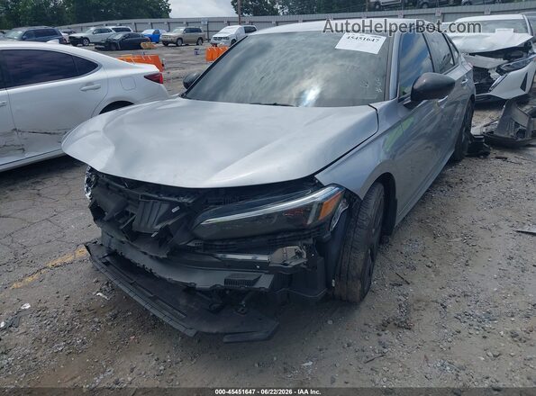 2HGFE2F5XRH550519 2024 HONDA CIVIC Silver Front view