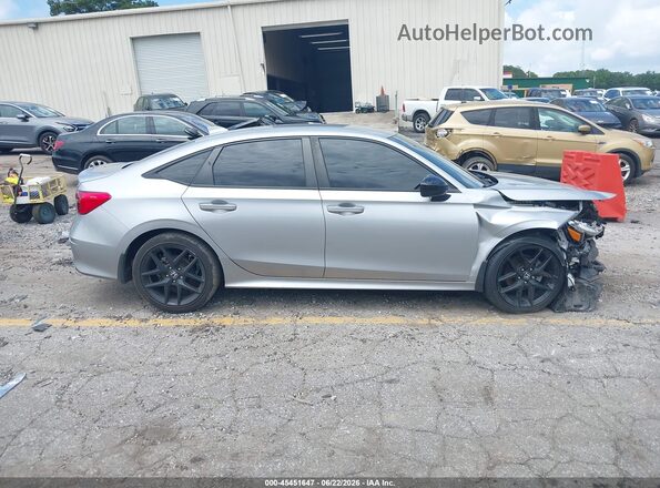 2HGFE2F5XRH550519 2024 HONDA CIVIC Silver Rear interior view