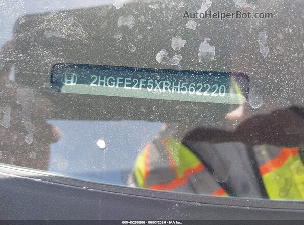 2HGFE2F5XRH562220 2024 HONDA CIVIC Серый Вид подкапотного пространства
