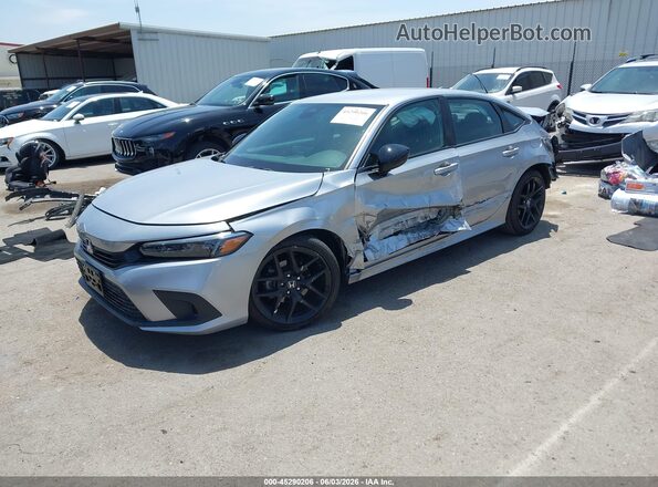 2HGFE2F5XRH562220 2024 HONDA CIVIC Серый Передняя левая четверть