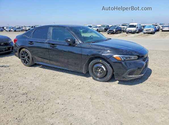 2HGFE2F5XRH571676 2024 HONDA CIVIC Черный Передняя правая четверть