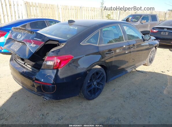 2HGFE2F5XRH589840 2024 HONDA CIVIC Black უკანა მარჯვენა