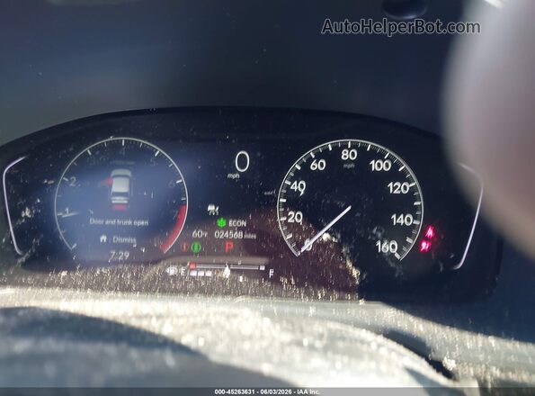 2HGFE2F5XRH589840 2024 HONDA CIVIC Black უკანა სავარძლების ხედი