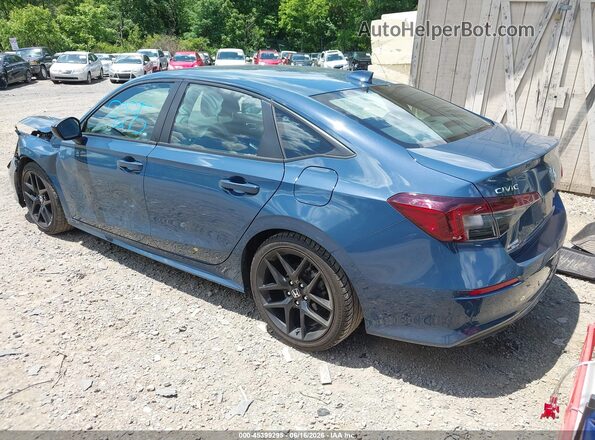 2HGFE2F5XSH515601 2025 HONDA CIVIC Dark Blue Trasero izquierdo