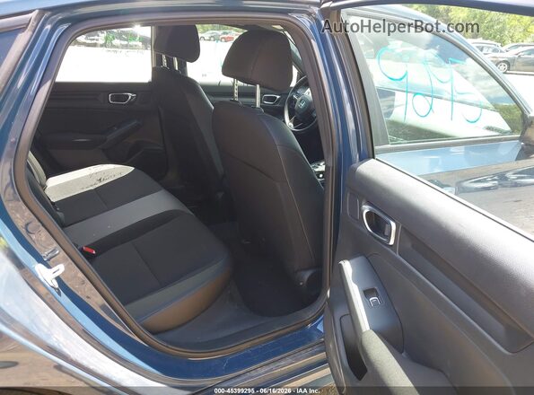 2HGFE2F5XSH515601 2025 HONDA CIVIC Dark Blue Vista de la etiqueta del VIN