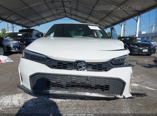 2HGFE2F5XSH522614 2025 HONDA CIVIC White Instrument cluster view