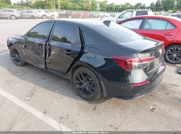 2HGFE2F5XSH527019 2025 HONDA CIVIC Black Rear left