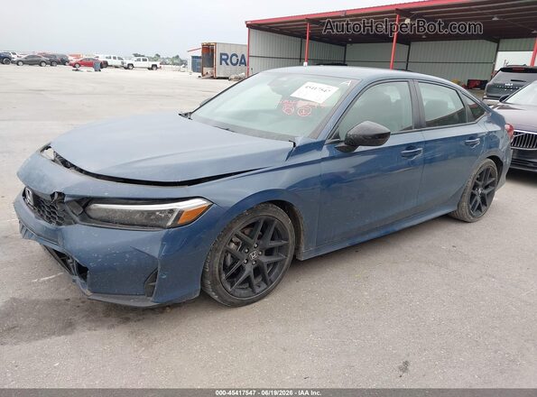 2HGFE2F5XSH527697 2025 HONDA CIVIC Blue Передня ліва чверть