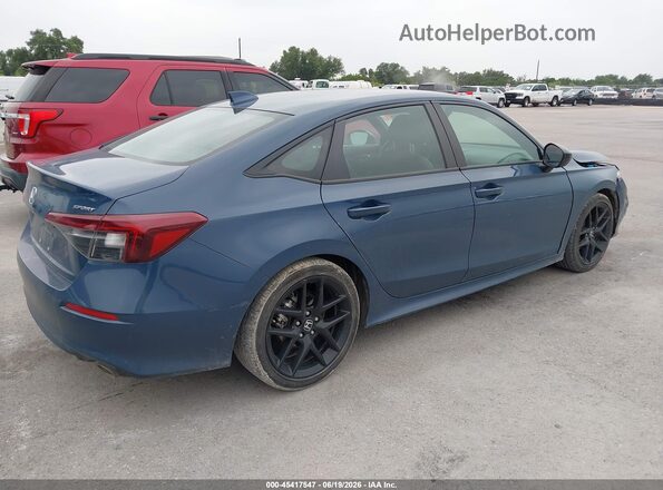 2HGFE2F5XSH527697 2025 HONDA CIVIC Blue Задня права чверть