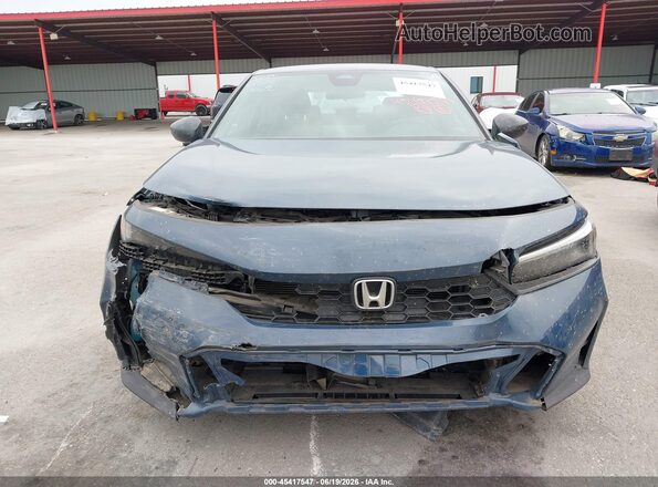 2HGFE2F5XSH527697 2025 HONDA CIVIC Blue Вид задньої частини салону