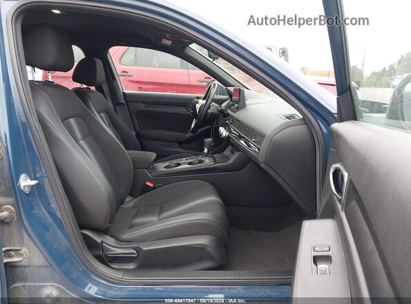2HGFE2F5XSH527697 2025 HONDA CIVIC Blue Вид салону спереду