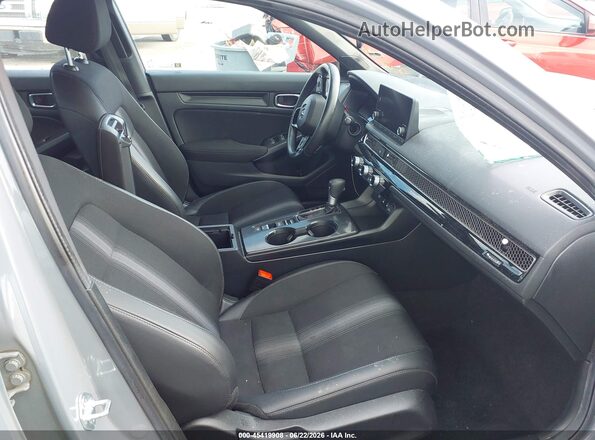 2HGFE2F5XSH542538 2025 HONDA CIVIC Gray Widok wnętrza z przodu