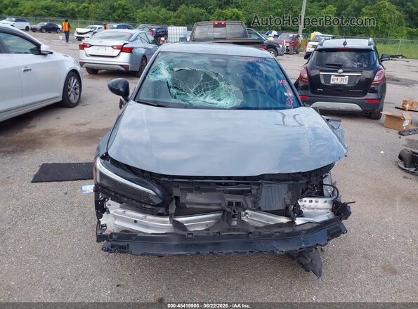 2HGFE2F5XSH542538 2025 HONDA CIVIC Gray Widok zestawu wskaźników