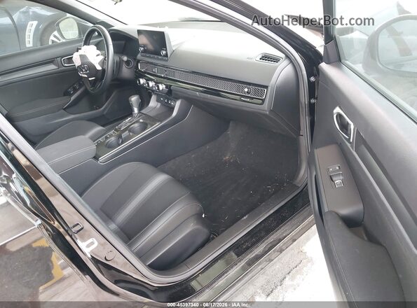 2HGFE2F5XSH549232 2025 HONDA CIVIC Black Вид салону спереду