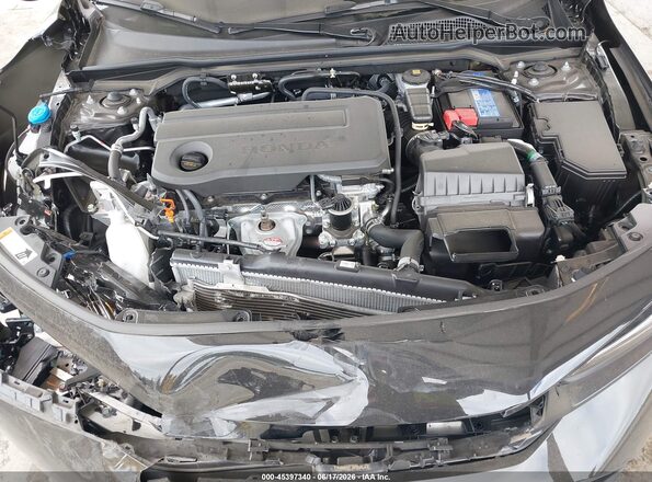2HGFE2F5XSH549232 2025 HONDA CIVIC Black Вид ззаду