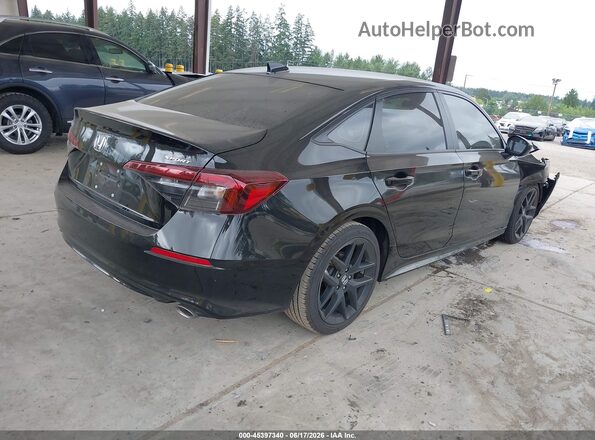 2HGFE2F5XSH549232 2025 HONDA CIVIC Black Задня права чверть
