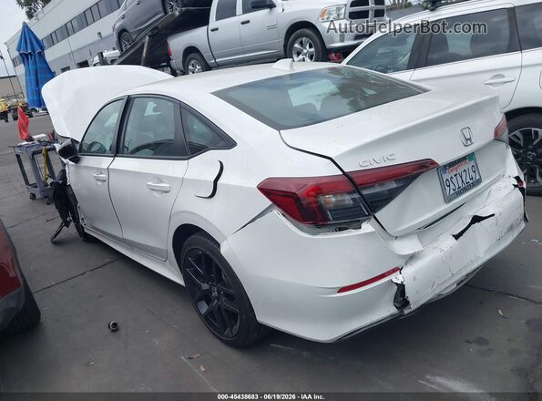 2HGFE2F5XSH564538 2025 HONDA CIVIC White Trasero izquierdo