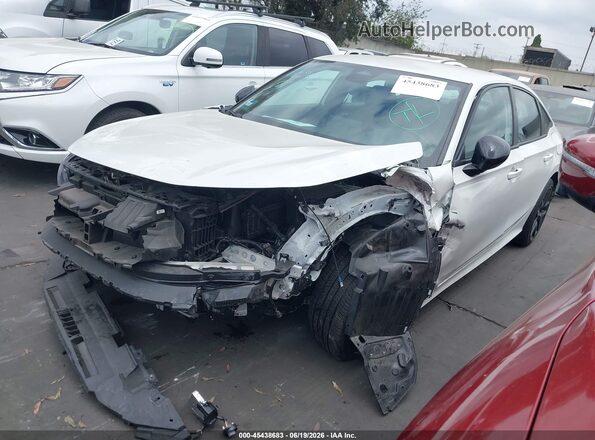 2HGFE2F5XSH564538 2025 HONDA CIVIC White Vista tres cuartos delantera izquierda