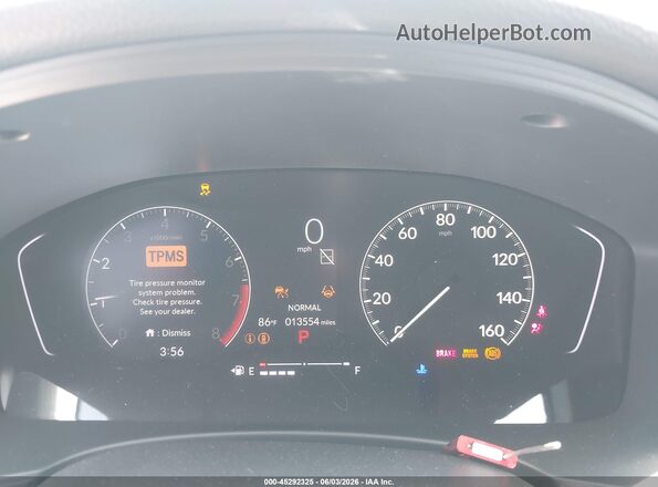 2HGFE2F5XSH572932 2025 HONDA CIVIC White Հետևի նստատեղերի տեսք